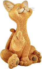 Catitude - Whimsical Cat Raising Middle Finger Figurine - Hilarious Get Ready for Laughs - Stress Relief - Gifts for Cat Lovers,