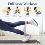 ALTA Mini Loop Bands for Exercise - Premium Durable Latex - Small Resistance Bands for Women, Booty Bands for Working Out, Leg Stretch Loops for Physical Therapy, Pilates Exercise Mini Bands Set
