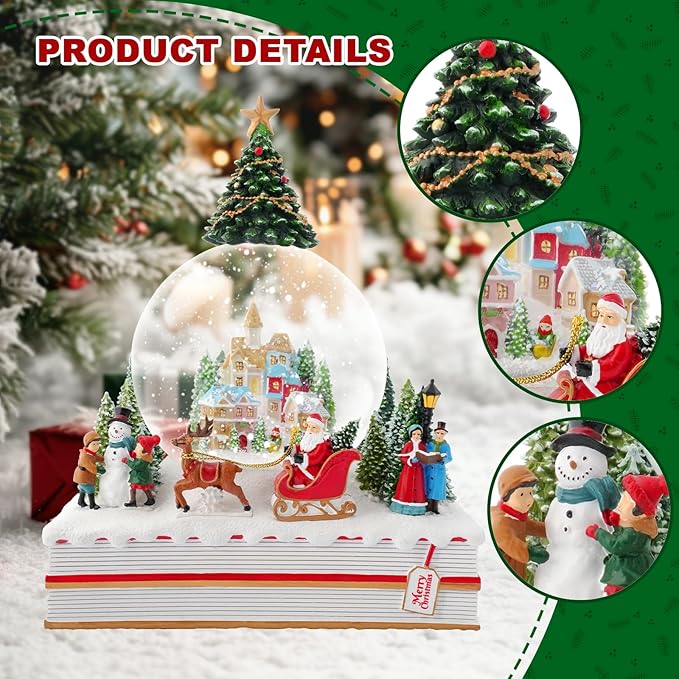 Snow Globe Pink Sofa/Dog and Cat Snowglobe with Music Birthday Party Decorations Creative Collectibles (SJQ-GS8030-120MM) (Church)