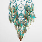 Dream Catchers, Large Dream Catchers for Bedroom Adult Crystal Tree of Life Dream Catcher Wall Decor with Turquoise Hanging Ornament Teen Dorm Room Decor Festival Gift