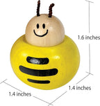 I'm Wooden Music Box Mechanism - Rock n Roll Dancing Bug on Flower Playing Minuet No.3 for Kids (Bee)