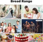 3 Tier Wooden Cupcake Stand, Tiered Serving Tray Dessert Table Display Set, Rustic Foldable Display Stand for Cupcake, Snack, Fruit, Bread, Ideal for Party, Wedding, Birthday, Home Decor (Wooden)