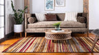 Unique Loom Barista Collection Area Rug - Icatu (9' x 12' Rectangle, Beige/ Brown)