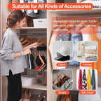 Hat Rack for Baseball Caps Hat Organizer Holder for Hanger & Room Closet Display, 2Pack 10 Hat Storage Clips for Hang Ball Caps Beanie, for Men Gift, Not Including Hangers & Hats (2PC Black)