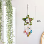 Chakra Dream Catcher Tree of Life Star Dream Catchers Crystal Suncatcher Prism Hanging Window Wall Yoga Meditation Decor Handmade Gift for Girls Boys