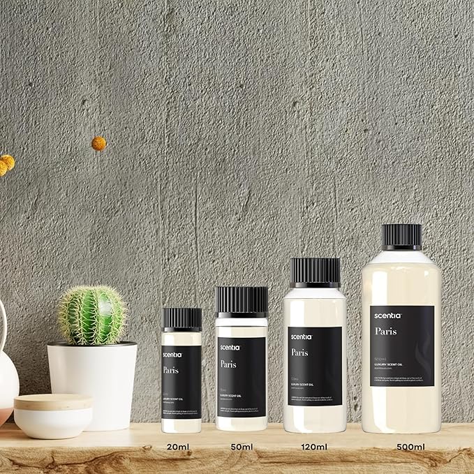 Scentia Hotel Fragrance Oil Inspired by The Hotel Costes - 120 mL 4.06 fl oz - Refill Diffuser Oil Blend Rose, Clove & Sandalwood Notes for Aromatherapy Diffusers - Paris, Thanksgiving Gift