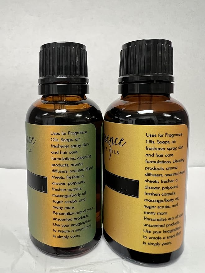 Eternal Essence Oils 2 Pack 30ml Premium Fragrance Oil - Basil Nectarine & Honey & Shea - for Candle, Soap Making, Aromatherapy, Diffusers, Home Care, & Humidifiers
