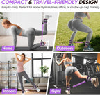Ankle Resistance Bands with Cuffs, Workout Sets for Women, Resistance Bands for Working Out, Exercise Band for Leg Booty, Home Gym Workout Equipment, Ankle Weights Fitness Band Set