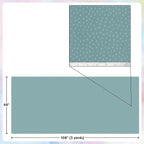 Teacher Created Resources Calming Blue Dots Creative Class Fabric for Classroom Bulletin Boards, Pillows, Curtains, and Crafts