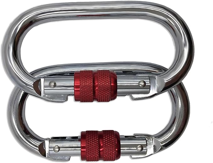 Dasking Aerial Silk Dance Hardware kit for Acrobatic Flying Dance Rescue 8 & Swivel & Carabiners Yoga Slings for Yoga Equipment