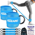 Ankle Resistance Bands with Cuffs, Ankle Weights Bands for Working Out, Women Leg and Glutes Workout Equipment, Exercise Bands for Kickbacks, Butt and Booty Trainer, Home Gym Fitness Equipment