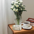 Mini Decorative Books For Home Decor, Small Wood Book Stack For Table Decor, Home Decor Book For Living Room Mantel, Farmhouse Stacked Books Decorative（L37）