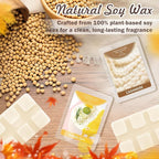 SCENTORINI Wax Melts, Wax Cubes Strong Scent, Summer Scents, 4 Cashmere & 4 Vanilla Cake Scented Wax Melts for Warmer, Home Fragrances