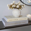 MAOBUYOU Decorative Linen Book Set of 2, Faux Book Storage Box, Coffee Table and Bookshelf Decor