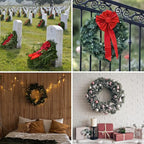 Pack of 2 12 Inch Wire Wreath Frame – Heavy-Duty Round Metal Wreath Form for DIY Crafts, Floral Arrangements, Christmas Wreaths, Holiday Decorations, and Wedding Home Décor Projects