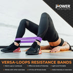 Power Systems Versa Loops – Commercial Grade Resistance Bands, Exercise Loop Bands Kit for Working Out, Elastic Bands for Physical Therapy, Strength, and Fitness Training at Home or Gym