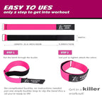 BFR Occlusion Bands for Women Glutes,Blood Flow Restriction Bands for Legs, Butt & Hip Building, Workouts, Best Fabric Resistance Bands for Squat Butt & Thigh