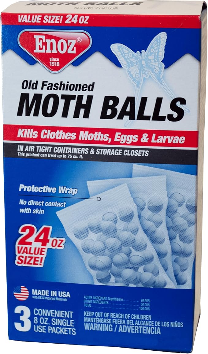 Made in The USA Old Fashioned Moth Balls - 24 Oz