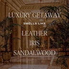 Sweet Water Decor Luxury Getaway Reed Diffuser Set - Room Diffuser with Leather, Amber & Musk Scent - Reed Diffuser for Bathroom Lasts for 4 Months - Home Diffuser with Premium Fragrance Oils