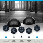 BOSU 6.5 Inch Balance Pods, Stability and Balance Exercise Workout Equipment for Home Gym, Core Training, Physical Therapy and Fitness, 2 Pack