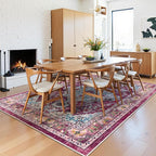U'Artlines Area Rug 5x7 Boho Washable Soft Carpet for Living Room Bedroom Dining Room Office Indoor Rugs for Home Decor