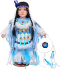 KINNEX COLLECTIONS SINCE 1997 16" Collectible Native American Indian Porcelain Doll (D16770)