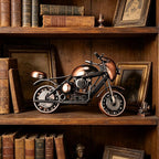 Metal Motorcycle Model - Collectible Moto Decor, Ideal Motorcycle Gifts for Men, Handcrafted Metal Replica for Study/Office/Living Room Decoration