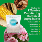 EarthKind Stay Away Moths - Moth Deterrent for Closet, Pantry & More - DIY Pest Control Pouches for Moths - with Cedarwood Oil & Geranium Oil - 6-Pack with Extended Release Pouch Pod