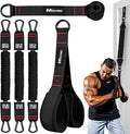 Resistance Bands with Handles, Exercise Bands with Door Anchor for Working Out, Home Gym Workout Equipment for Push Downs, Tricep, Biceps, Arms, Back, Chest, Abs, Shoulder Training
