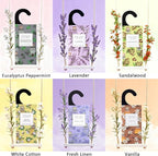 Rose Cottage Large 12 Packs Closet Deodorizer Freshener Closet Air Freshener Home Scented Sachets Room Freshener Scents Air Freshener Closet Odor Eliminator 4 Scents Floral