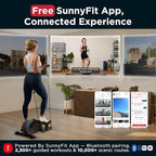 JLL Elliptical Exercise Machine, Mini Elliptical Cross Trainer 2-in-1 Sit/Stand, 8-Level Magnetic Resistance, Compact Home & Office, LCD Monitor, Free Smart Fitness App, Transport Wheels