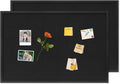 DAHAPYBOO Cork Board with Linen Black 2Pack,Bulletin Board 36"x24", Corkboards for Office Home School Message Board or Vision Board Decoration.
