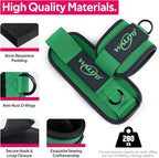 WALITO Ankle Resistance Bands with Cuffs, Exercise Bands for Legs and Butt, Booty Workout Equipment for Kickbacks and Hip Fitness Training
