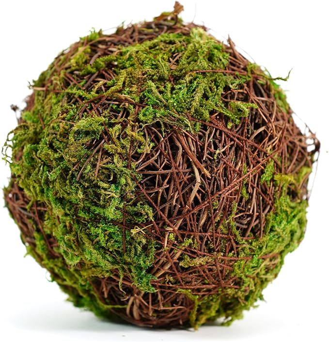 Decorative Moss Balls Set - 18pcs Fake Moss Balls for Bowl Fillers, Centerpiece Decor, Home Decor, Vase Fillers, Wedding Decor, Table Arrangements, Coffee Accents, DIY Crafts (Mix-Set of 18)