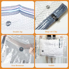 10 Jumbo Vacuum Storage Bags with Electric Pump, Large Vacuum Seal Bags for Clothing Comforters Blankets Bedding Pillows Sweater, Space Saver Compression Packing Bag for Moving and Home Essensials