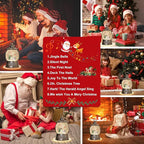 Christmas Cardinal Snow Globe 12.5In High, Snowman Musical Snow Globe Lantern Lights with 6 Hour Timer and Batteries Powered, Retro Style Holiday Glitter Globe for Xmas Home Decoration and Santa Gifts