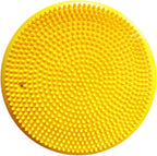 AppleRound Inflated Wobble Cushion with Hand Pump, Air Stability Board (Extra Thick), Core Balance Disc for Adults, Sensory Wiggle Seat for Kids, Flexible Seating for All Age, 13.5in / 34cm Diameter