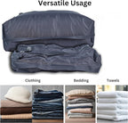 Premium Reuseable Vacuum Bags for Travel – Ideal for Efficient Packing and Space Saving in Travel Suitcase and Backpack, Space Saver Bags for Clothing (No Pump included)