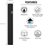 A&S Mezuzot Alumium Mezuzah Case in Silver Shin Design Weatherproof Door Mezuza Judaica Art for Home Blessing (Black, 6 Inches)