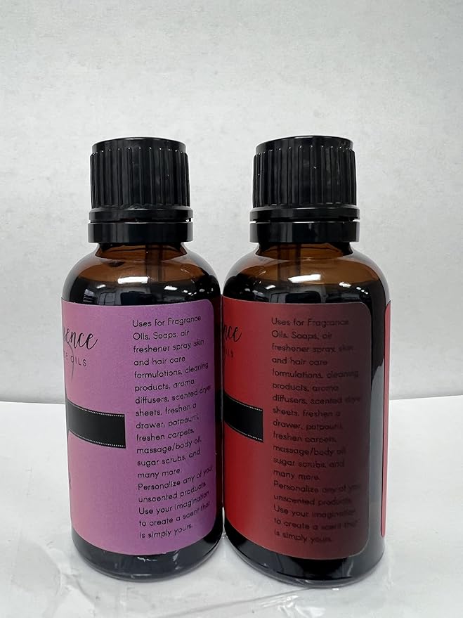 Eternal Essence Oils 2 Pack 30ml Premium Fragrance Oil - Forever Yours & Secret Crush - for Candle, Soap Making, Aromatherapy, Diffusers, Home Care, & Humidifiers