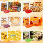 Wax Melts - Natural Ingredients with Intense & Long-Lasting Fragrance, Variety of Scents (Apple Pie, Snickerdoodle, Pumpkin Spice & More) - Perfect for Home, Office, and Gifting