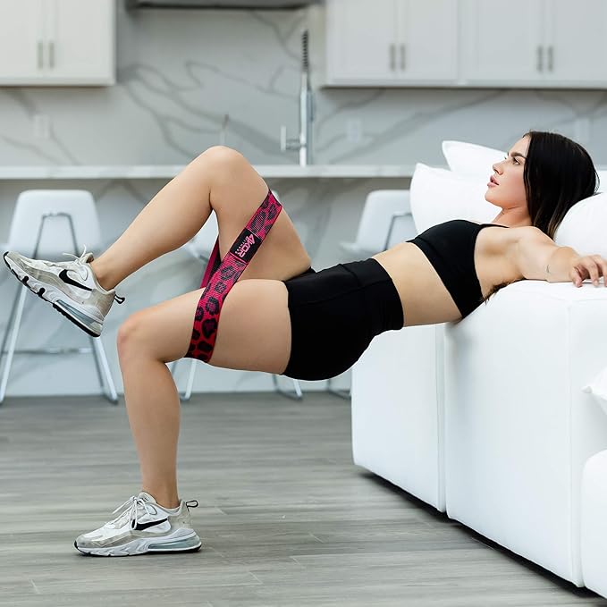 4KOR Fitness Resistance Loop Band Set, Perfect for Crossfit, Yoga, Physical Therapy, and Booty Building