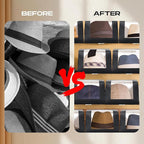 20 Pcs Modern Hat Boxes with Window Baseball Hat Organizer Display Box for Hat, 8.7 x 7.7 x 4.8, Black Paper Fold Storage Container Packing Box for Baseball Caps Dad Hat Billed Cap
