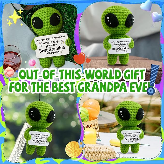 MAMAGIFTREE Fathers Day Grandpa Gifts – Cute Handmade Birthday Gift for Papa Grandparents Day Present from Granddaughter, Grandson Grandkids for Christmas Valentine's Retirement