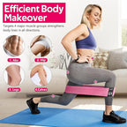 WALITO Resistance Bands for Working Out, Fabric Exercise Bands for Legs and Butt, Workout Bands for Women and Men, Booty Band for Yoga Starter Set, Pilates, Rehab, Fitness and Home Workout