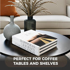 Decorative Books for Home Decor - Coffee Table Book Decor - Fake Books for Decoration - Faux Books for Decoration - Decorative Books for Coffee Table Decor - Decor Books - Large Book Decor