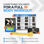 Pull Up Assistance Resistance Bands - Long Loop Power Bands for Men and Women - Strength Power Flexibility Training at Home & Gym - Ebooks & Workout Chart Included by Iron Core Fitness
