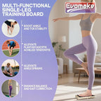 Foot Strengthener - Ankle Balance Board for Plantar Fasciitis, Foot Arch Stretcher, Sprained Ankle Recovery, Stability Exercises & Posture-Correction | Single-Leg | Non-Slip | w/Guide