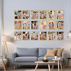 Giftgarden 8x10 Picture Frame Set of 18, Lightweight 8 by 10 Frames Bulk for Gallery Wall Photo Hanging and Tabletop Display, Gold