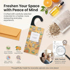 ROSE COTTAGE Large 12 Packs Flower Citrus Hanging Closet Air Freshener Scented Sachets Long Lasting Smell Goods